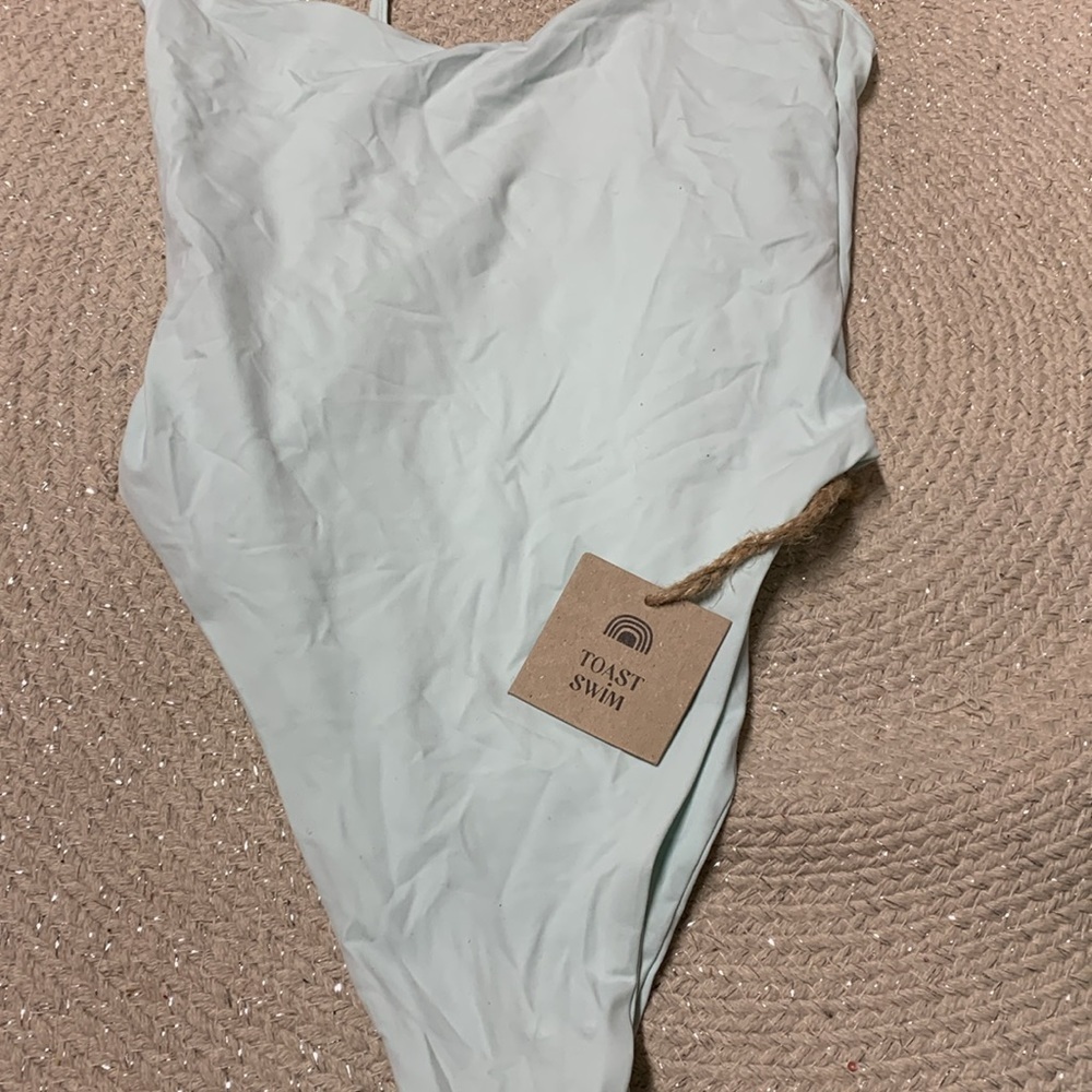 Free people toast swim light mint swimsuit xs new with tags - Picture 2 of 6